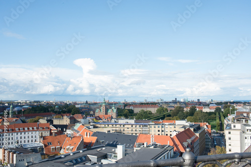 View of Copenhagen roofs, seen from Round tower