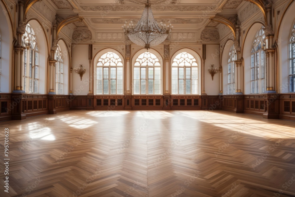 Castle ballroom floor wood flooring