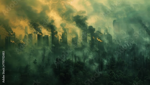 Deforestation rages across the globe, lungs of the Earth disappearing in puffs of smoke Without these green giants, the planet struggles to regulate its temperature photo
