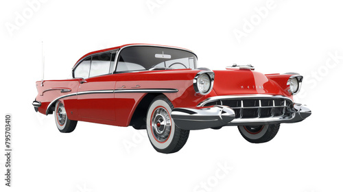 Classic Car on transparent background