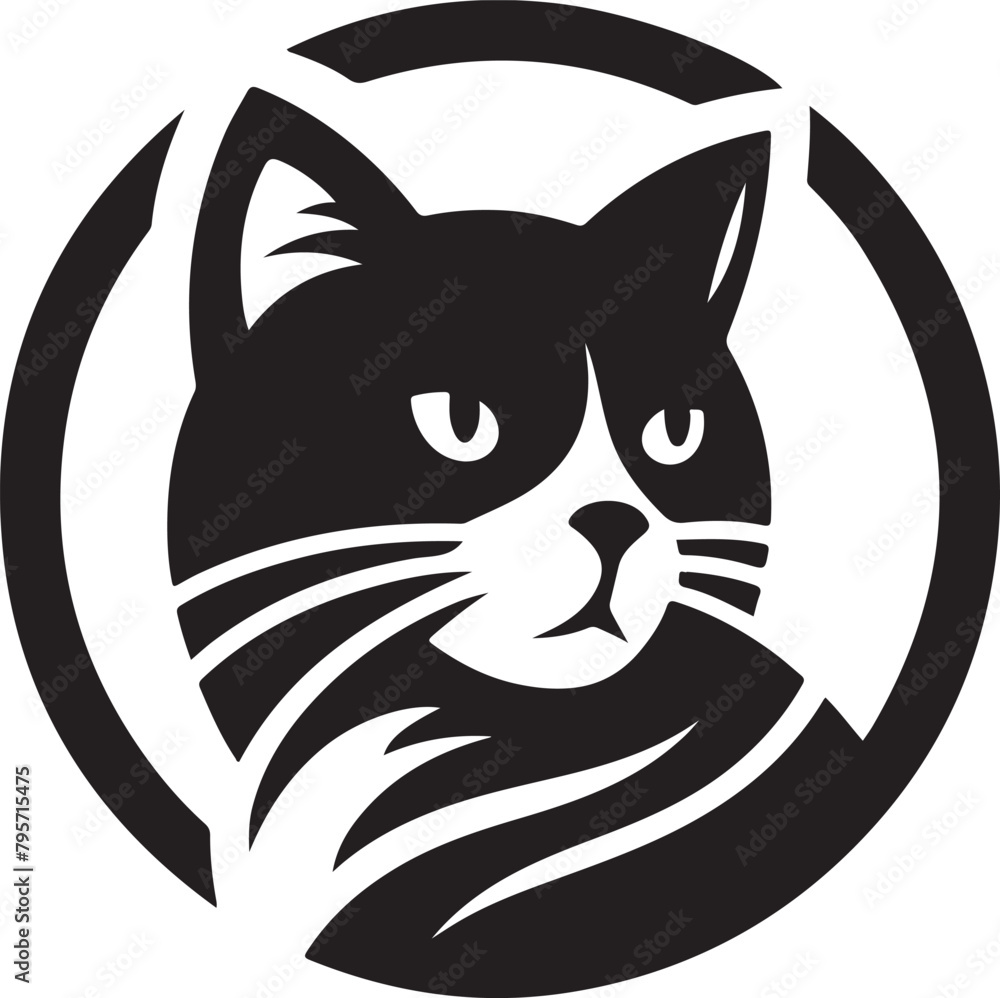 Cute Cat Vector Art, Icons Cute Cat Vector Art, Icons