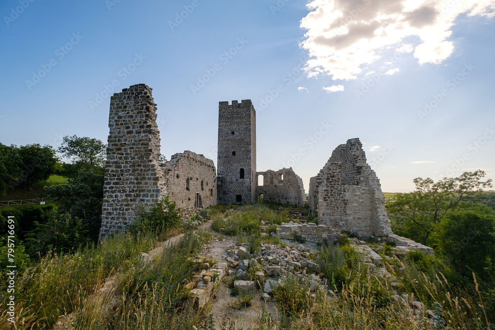 Momljanski kaštel castle in Istria Croatia
