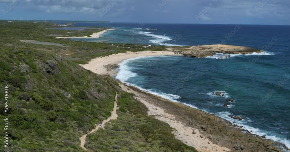 The Pointe des Chateaux, Grande Terre, Guadeloupe, french West Indies The Pointe des Chateaux, Grande Terre, Guadeloupe, french West Indies