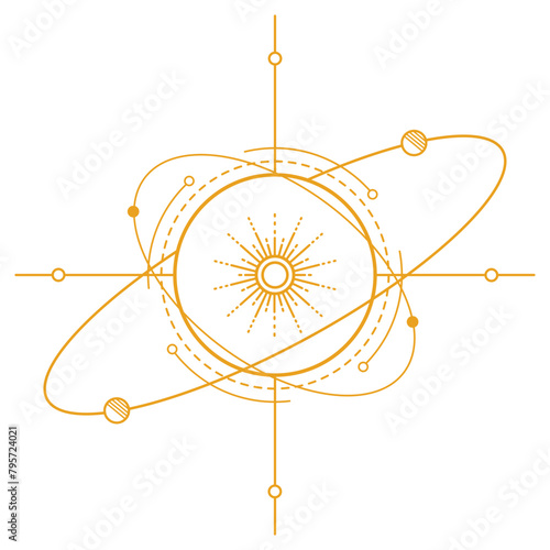 Minimalist Cosmic Vintage