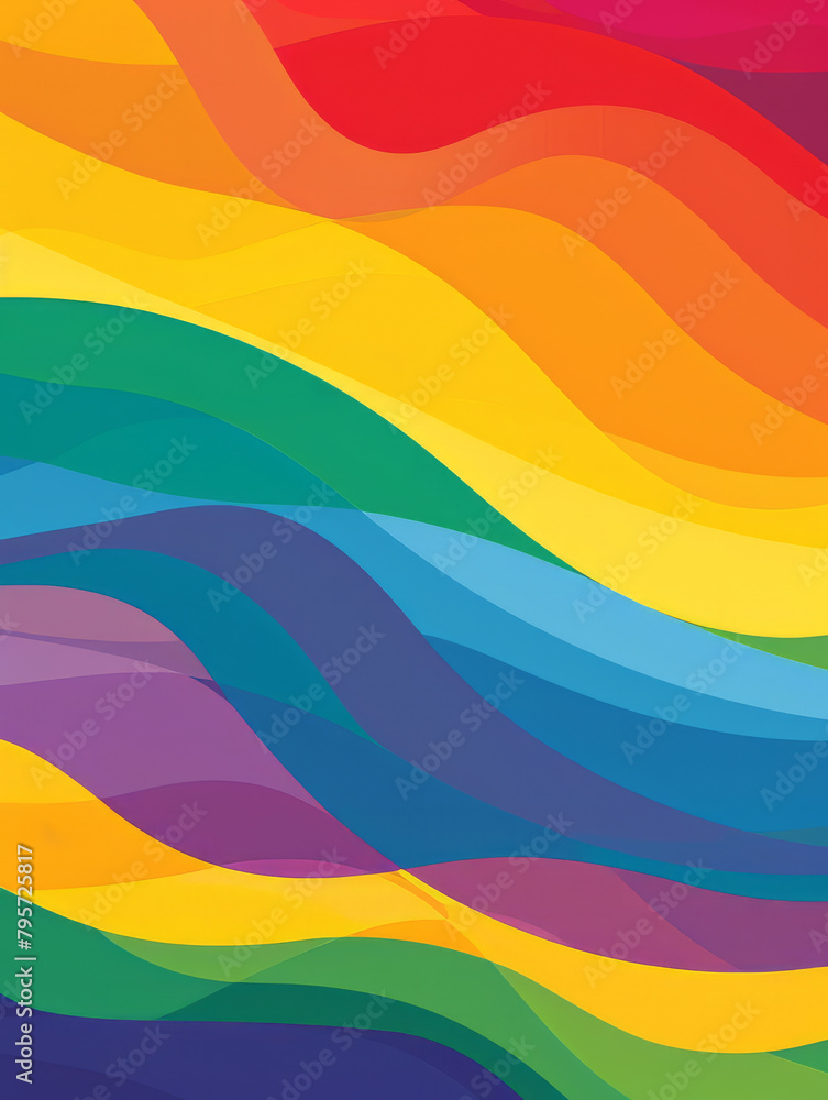 Abstract rainbow colored stripe background Abstract rainbow colored stripe background