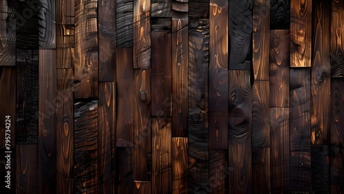 Dark Oak Wood Texture Background: Perfect for Design Decoration and Building Mockups. Concept Oak Wood Texture, Background Design, Decoration Ideas, Building Mockups, Interior Design