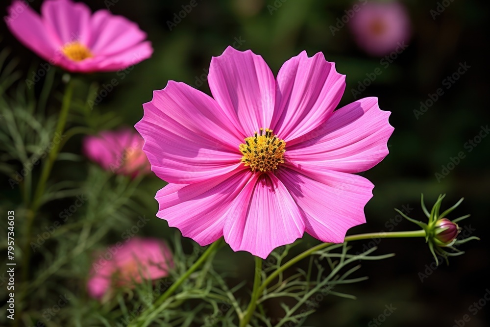 Cosmos flower blossom cosmos pollen. Cosmos flower blossom cosmos pollen.