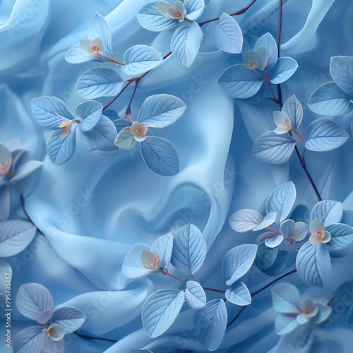 Edler floraler Hintergrund, made by AI photo
