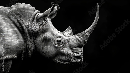  long, curved horn, massive horns