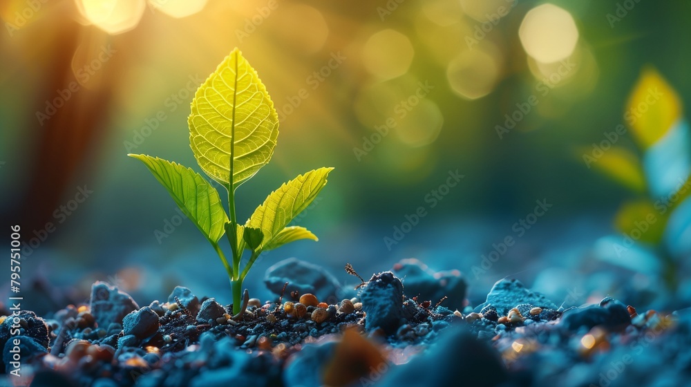 a close up of a green plant with blurry background a close up of a green plant with blurry background