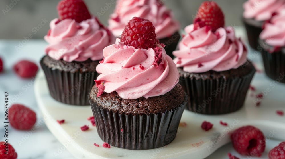 Raspberry Cupcake Celebration Day