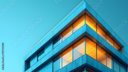 Sleek Office Building Concept for Design Inspiration - Minimalist Design © Taria Technology