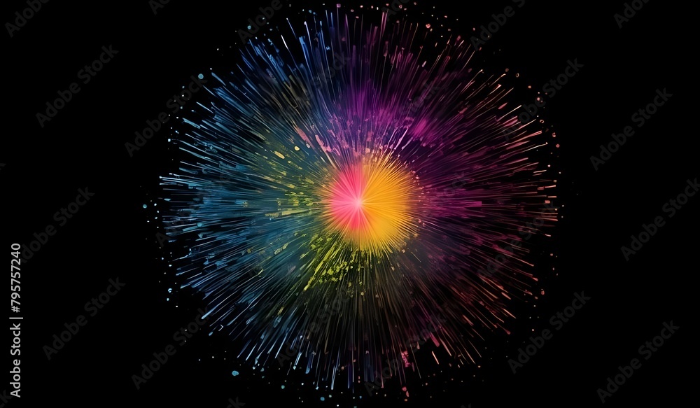 abstract colorful background with splashes on the black abstract colorful background with splashes on the black
