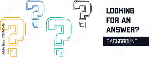 Question mark icon, Quiz symbol, FAQ sign help and support web template. Ask question banner template, support sing, quiz icon