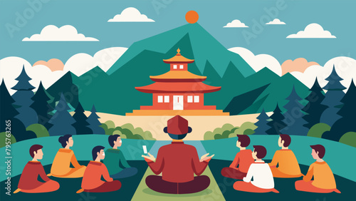In a secluded mountain monastery students from different countries train side by side learning from the teachings of a renowned grand master.