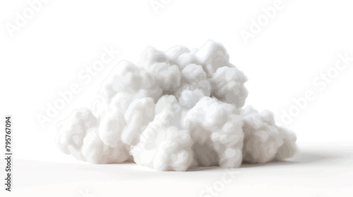 cotton swabs isolated on white background