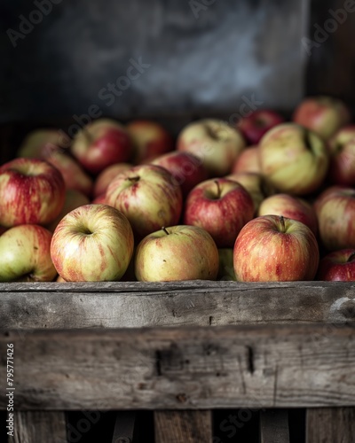 apples in a box
 photo