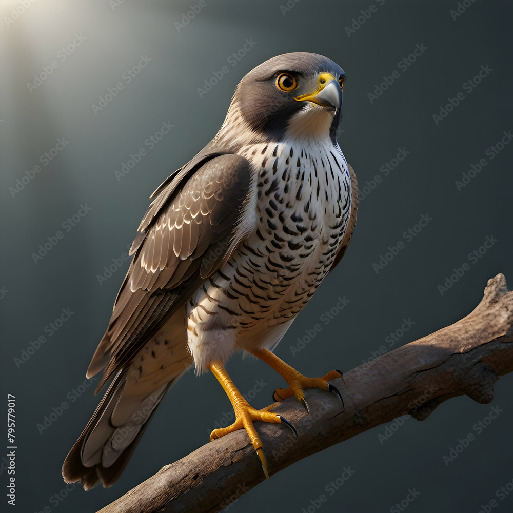 red tailed hawk 3D Model, High illustration, 8k image red tailed hawk 3D Model, High illustration, 8k image