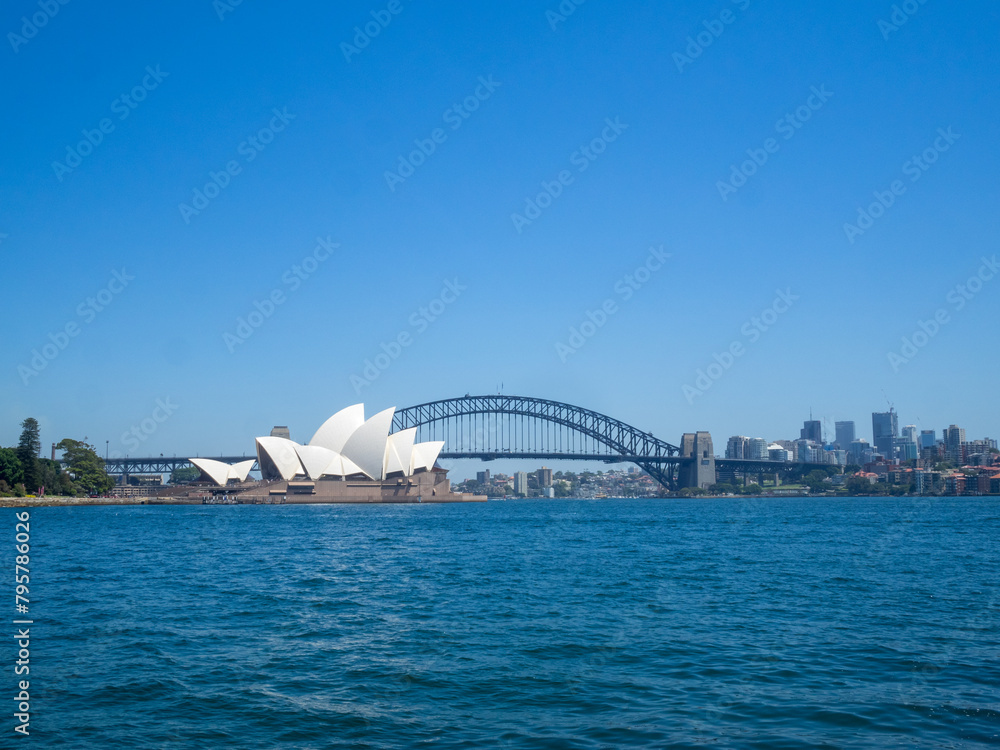 Sydney Opera House and Harbour Bridge skyline
