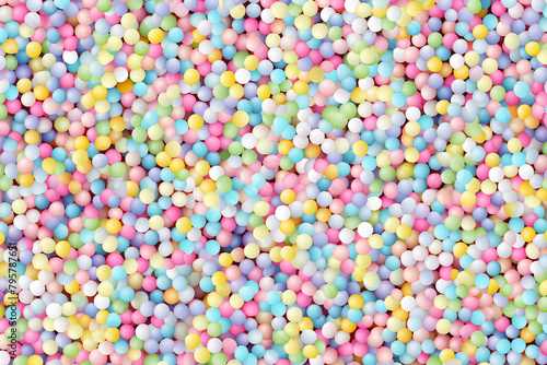 Rainbow beads background design_abstract colorful beads background_colorful confetti background