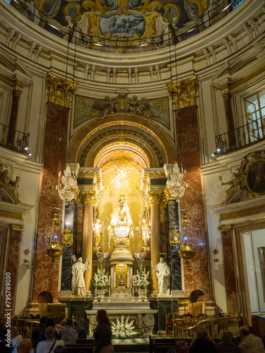 Basilica de la Mere de Deu dels Desemparats altar photo