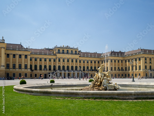 Obraz na płótnie Schonbrunn Palace, Vienna w salonie