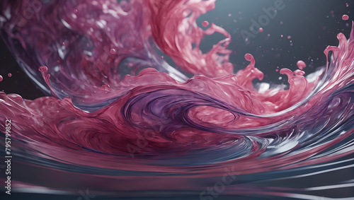 Mesmerizing images capturing the fluidity and beauty of motion, whether its swirling liquids, dancing flames, or flowing fabrics. a highly detailed epic cinematic concept art ULTRA HD 8K