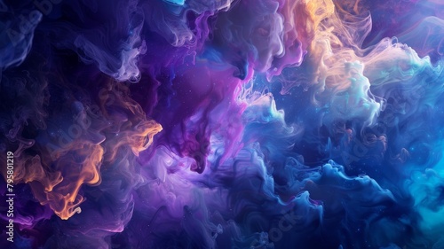 Delve into the swirling depths of a colorful alcohol ink abstract background, where vibrant pigments cascade and collide in a dazzling display of color and movement, captured in stunning HD detail photo