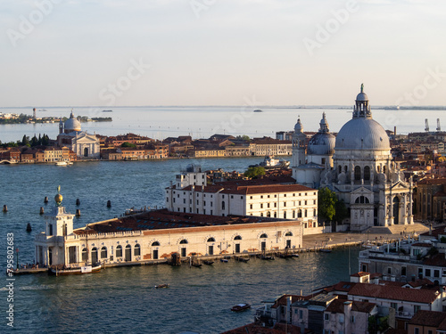 Santa Maria della Salute seen from the San Marco Tower, Venice
