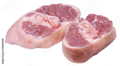 golonka wieprzowa przednia plastry, pork shank slices, photo