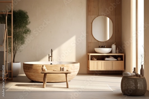 Aesthetic bathroom  interior design