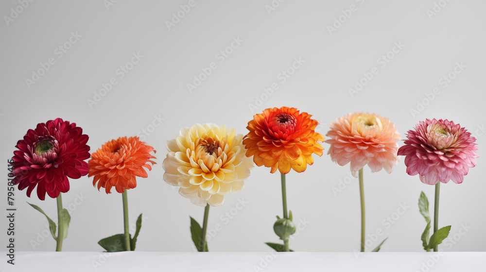 Obraz premium row of mothers day flower
