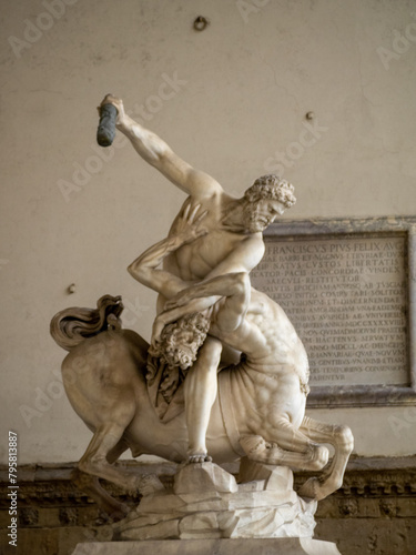 Hercules and Nessus, Loggia dei Lanzi, Florence photo