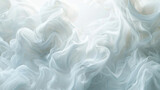 Seamless, flowing white fabric texture mimicking soft waves, ideal for serene backgrounds