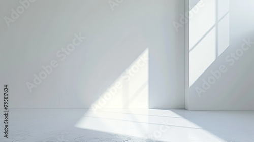 blank white studio wall  background