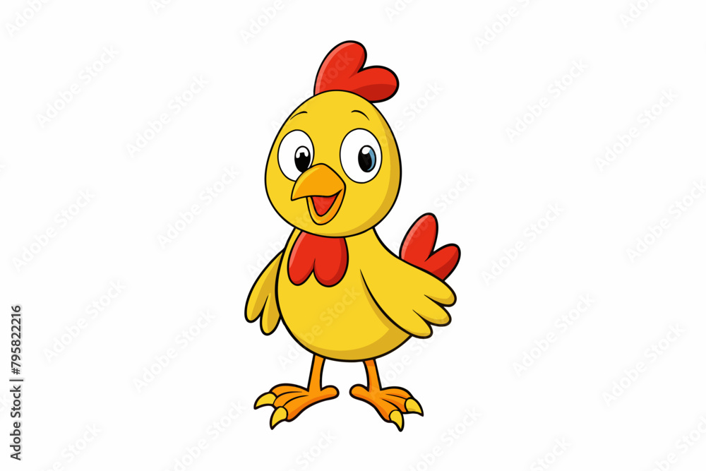 chicken cartoon vector illustration chicken cartoon vector illustration