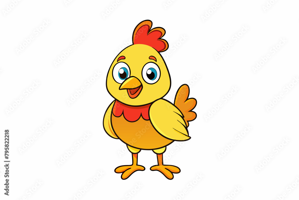 chicken cartoon vector illustration chicken cartoon vector illustration