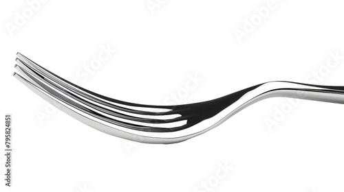 Realistic Fork on transparent background photo
