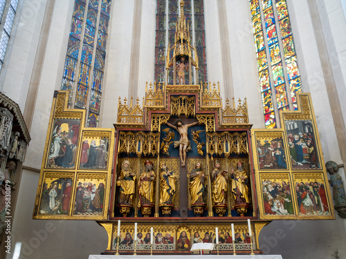 Main altar of Rothenburg ob der Tauber St. Jakob Church by Friedrich Herlin