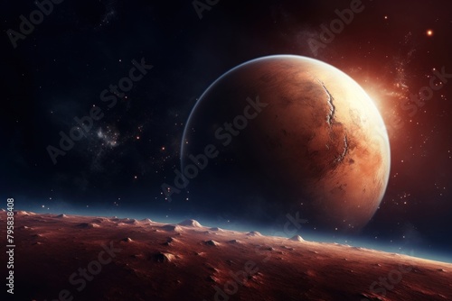 Mars in galaxy astronomy universe outdoors