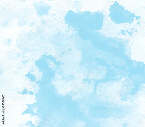 Watercolor cloud texture.watercolor background for your design, watercolor paint splash or blotch background with fringe bleed wash and bloom design, on transparent background © afroja