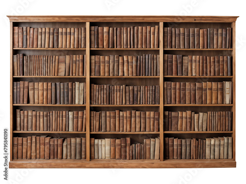 Library Isolated on Transparent Background