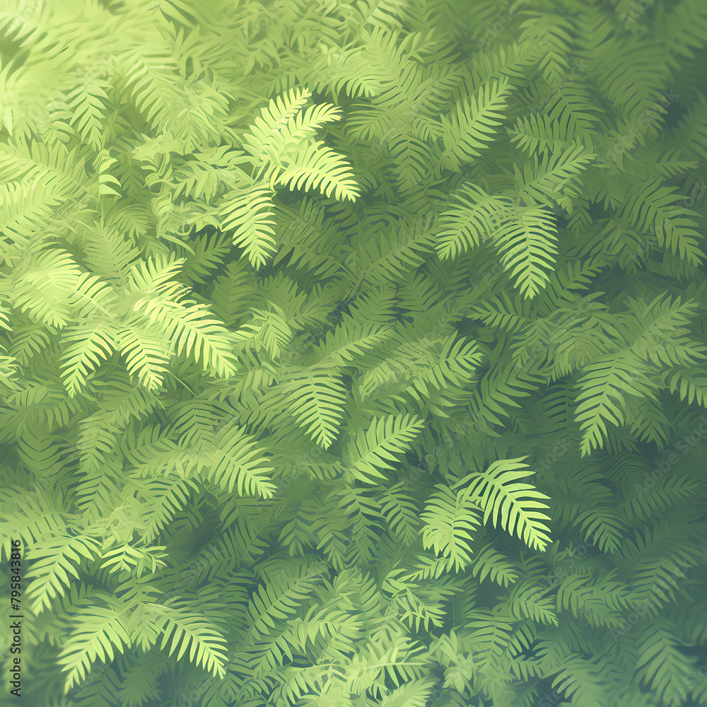Elegant Fern Fronds in High Definition, Perfect for Nature and Plant Photography