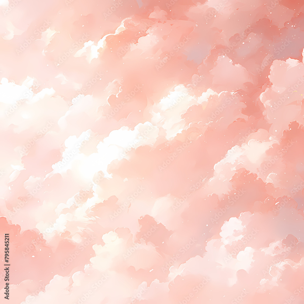 Embrace the serene charm of our soft pink cloud collection, a perfect blend of 3D rendering and dream-like voluminousness to elevate your visual storytelling.