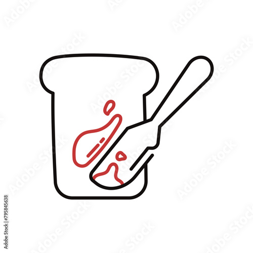 jam bread icon
