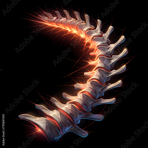 Elevated Anatomy: The Backbone of Pain with High-Definition Lumbar Spine Depiction for Medical Education and Professional Presentations
