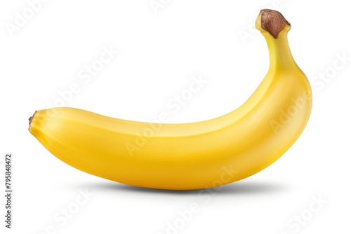 banana isolated on white background, clipping path, full depth of field - generative ai