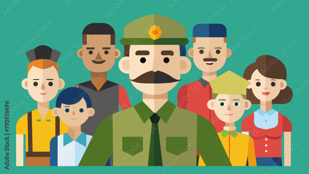 people of different professions military journal cartoon vector illustration people of different professions military journal cartoon vector illustration