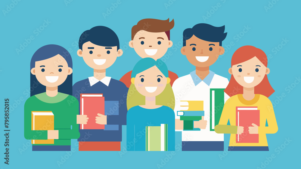 people and gadgets group of students cartoon vector illustration people and gadgets group of students cartoon vector illustration