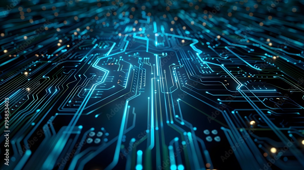 modern circuit background